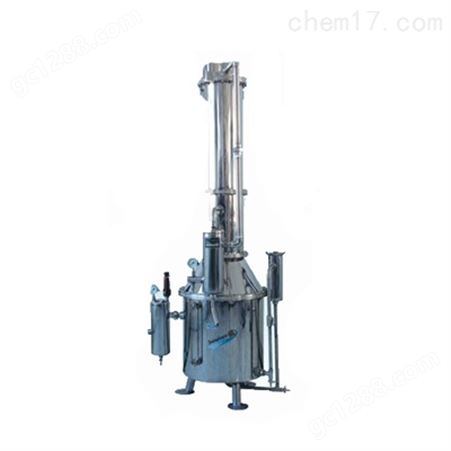 不锈钢塔式蒸汽重蒸馏水器价格