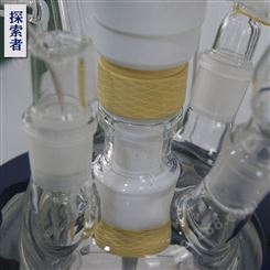 TSZSF-2L升降调速玻璃反应釜 实验室多功能加热低温双层玻璃反应釜