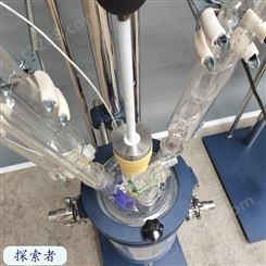 厂家直供TSZSF-3升双层玻璃反应釜 实验室多功能反应釜 真空玻璃反应器