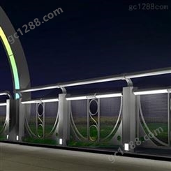 扶手桥梁灯光护栏 景观LED桥梁护栏灯提供免费设计