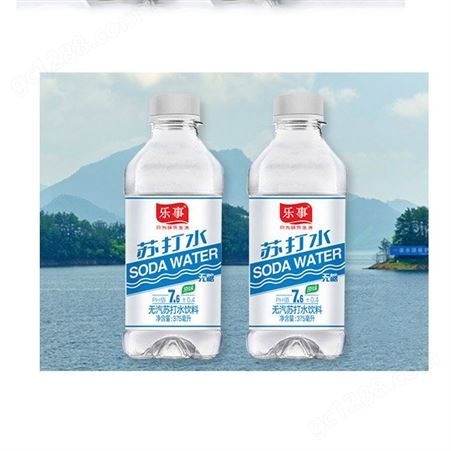 苏打水375ml无糖无汽瓶装含微量元素弱碱性水
