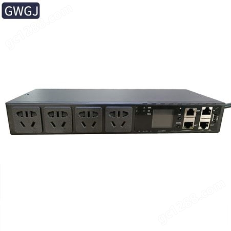 GWGJ智能PDU机柜插座4口modbusTCP\telnet/snmp/python网络控制