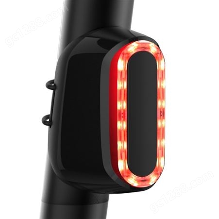 智能高亮LED自行车刹车感应尾灯 USB充电续航夜骑灯