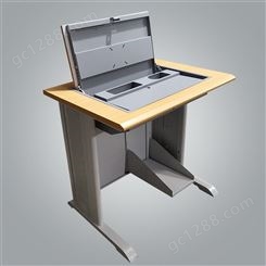 正鹏 单双人翻转电脑桌 一桌多用 钢制办公桌 切换方便