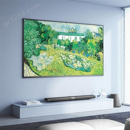 小米壁画电视75英寸超薄4K超高清全面屏人工智能语音液晶