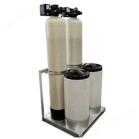 万维全自动锅炉软水器 工业软化水设备 单阀单罐