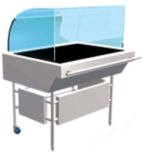 弧形玻璃保温陈列柜-优质商品-厨房设备定制工厂
