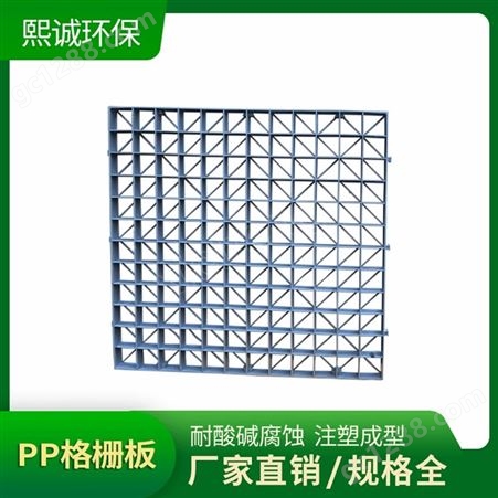 深灰色 耐酸防腐 质量保障 PP方形格栅板  规格可定做