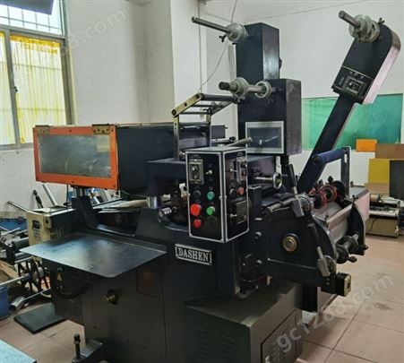 大升210商标机,不干胶印刷机，回收模切机