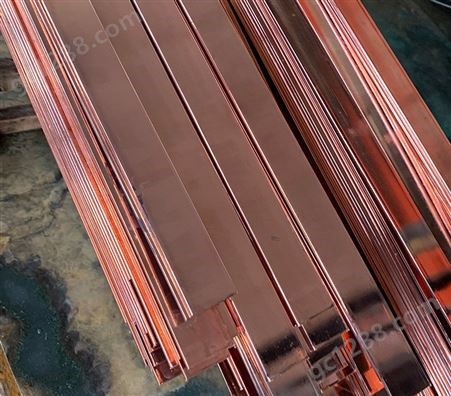 防雷 接地工程用 接地引下线铜包钢扁钢 镀铜（铜层0.254mm）
