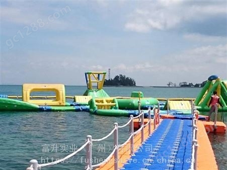 水库浮码头游乐设施景区户外大型游乐园游乐设备环保塑料浮筒平台D