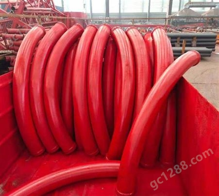 聚佳 建筑工程用 耐磨混凝土输送管 通铺变径椎管泵管
