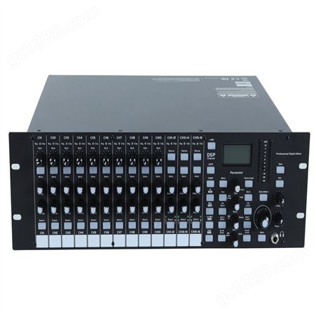 TOPP PRO美国拓谱 DR16.4 16路机架式数字调音台自动混音器