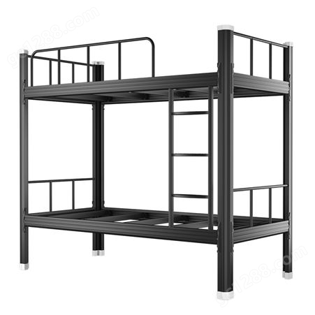 双层铁艺上下床上下铺学生钢架高低床双人员工铁架床宿舍两层铁床