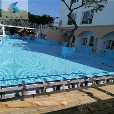 1.5mm游泳池防水胶膜  加厚PVC防水胶膜  适合各种泳池