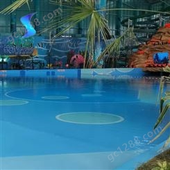 适应各种健身房游泳池PVC胶膜 融科环保新型防水卷材泳池胶膜