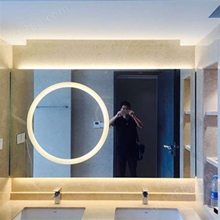 BAGEN 智能浴室防雾镜 LED灯镜定制设计安装  贝根