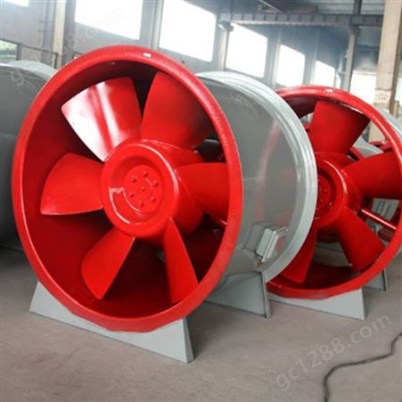 3C排烟风机 轴流式消防工业风机 HTF双速高温 庆飞定制