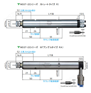 NSK一体式气主轴MSST-2330RA日本高速气动钻