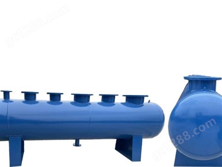 美疌生产集分水器 空调机房冷却水分配蝶式法兰接口