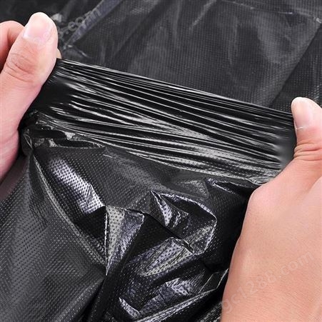 山东商华 国标塑料袋 加工定做 黑色垃圾袋 手撕垃圾袋 现货供应 厨房垃圾袋