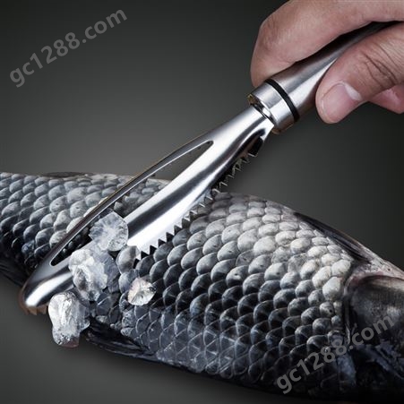 304不锈钢刮鱼鳞神器鱼鳞刨刮鳞器家用手动去打鱼刷工具杀鱼神器