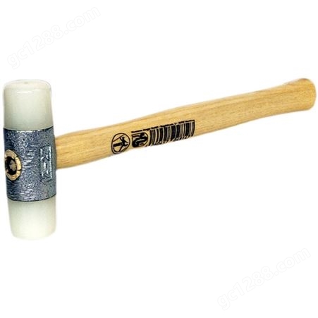德国HUNTER猎人进口白色尼龙胶锤木柄地板专用安装防震锤子香槟锤