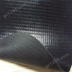 PVC夹网布 KBD—A—017 黑色0.53mm抗静电面料 风筒面料