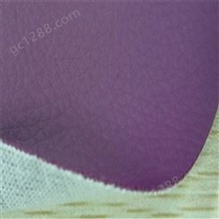 PU夹网布 KBD-G-095 紫色0.85mm单面贴合针织布面料 沙发面料