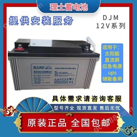 理士蓄电池DJM12100 12V100AH自动化控制系统应急用