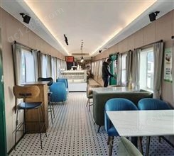 报废火车车厢 创意特色民宿餐馆绿皮火车改造设计 金笛机电多年经验