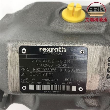 R902578986出售A10VSO18DFR1/31R-PPA12N00力士乐rexroth柱塞泵