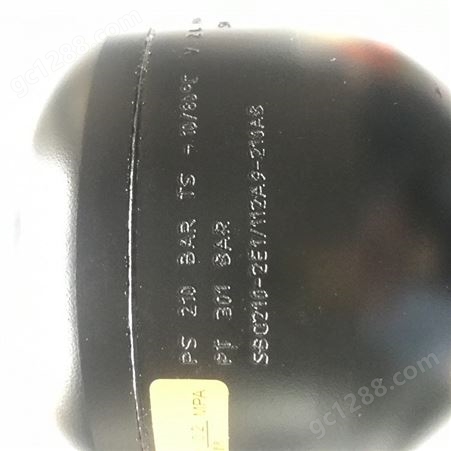 厂家质保贺德克隔膜式蓄能器sbo210-2e1/112a9-210as