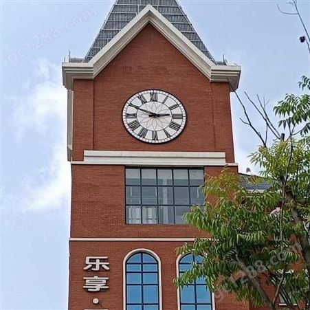 学校钟楼大钟表 墙体 科信牌两针子母钟闭环控制