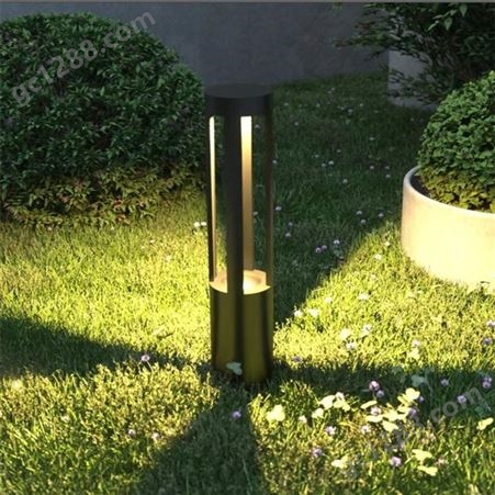 欧式公园不锈钢LED太阳能防水草坪灯 别墅专用-奥海齐明