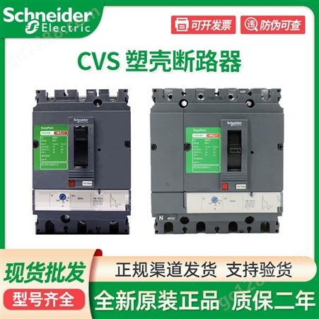原装施耐德塑壳断路器CVS250F/N 3P TMD 250A 200A/LV525333