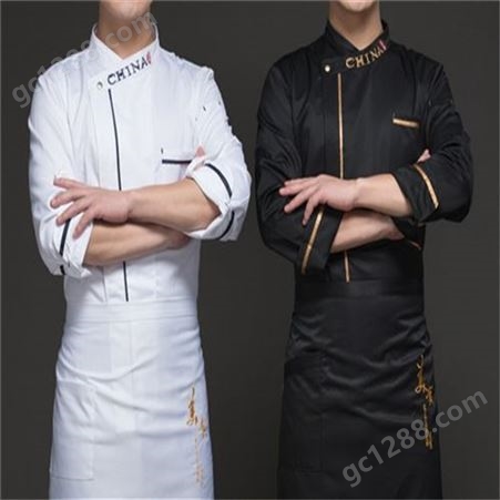 2022酒店厨师服套装 餐厅厨房工作服餐饮职业装 支持定制